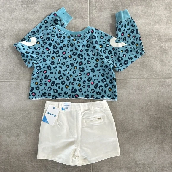 8 Piece Girl's Size 7-8 Mix & Match Tops, Shorts, Dress Bundle - Gently Worn - Picture 8 of 16